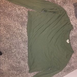 Long sleeve crop top